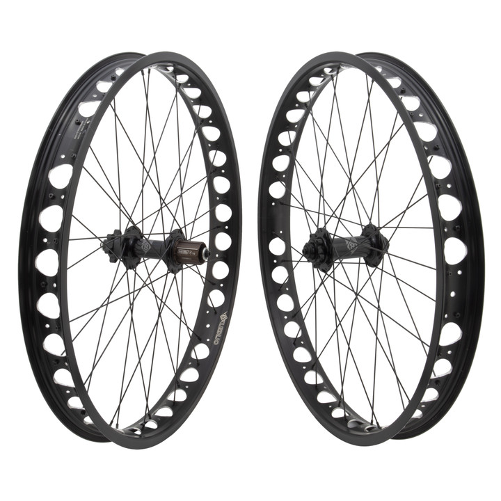 26in Alloy Fat Bike Wheel Set Sealed Hub, 8-11s Compatible, Bleed-Edge Engineering 743249