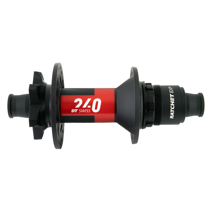 DT Swiss 240 EXP Rear Hub 12x148mm XD, 54-Point Ratchet, Lightweight Alloy, 6-Bolt Disc, Black/Red H240TDDRR32SA2316S