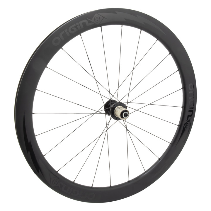 700C Carbon Road Disc Rear Wheel Tubeless Compatibility and Race-Spoked Construction 743090