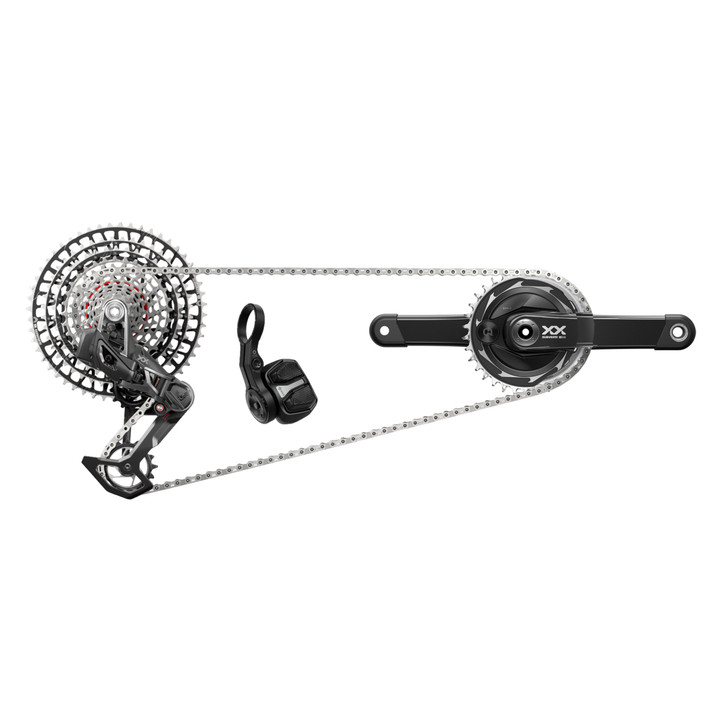 SRAM XX SL T-Type Eagle AXS Power Meter Groupset - Carbon, 12-Speed, Boost 00.7918.411.005
