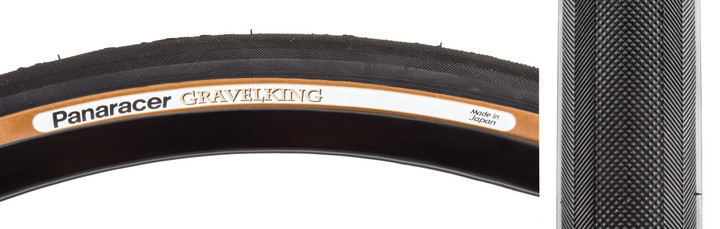 Panaracer GravelKing Slick 700x43 Tubeless Gravel and Road Tire RF743-GK-D