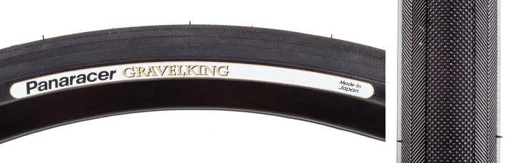 Panaracer GravelKing Slick 700x43 Tubeless Road and Gravel Tire RF743-GK-B