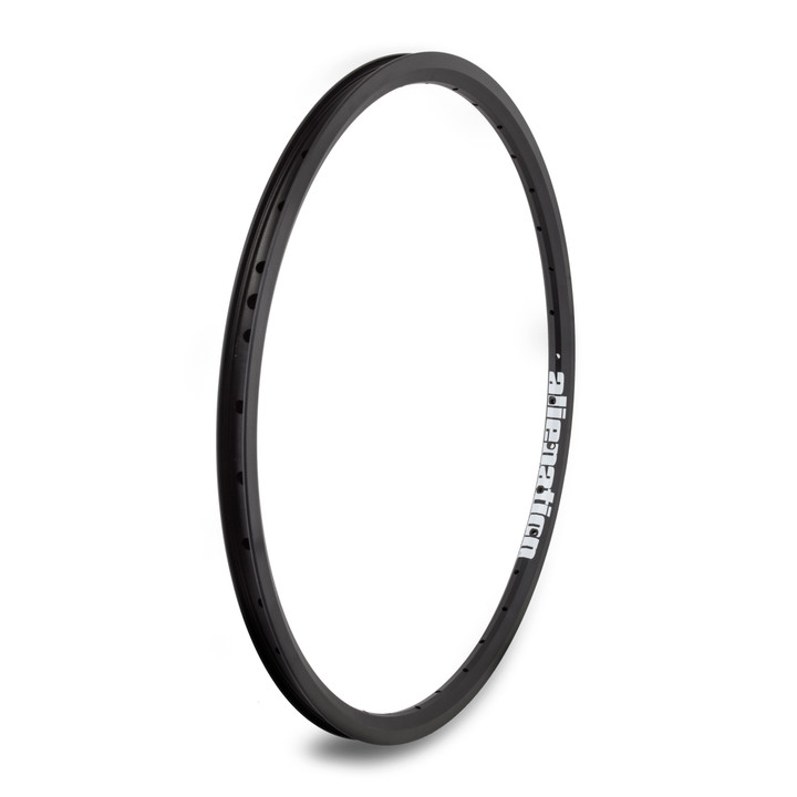 Alienation Ankle Biter 20in BMX Rim - Double Wall, Narrow Race, Black 470347