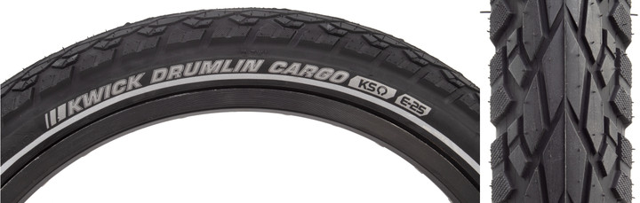 Kenda Kwick Drumlin Cargo 20x2.2 4-Ply E-Bike Reflective Clincher Tire 022T6067