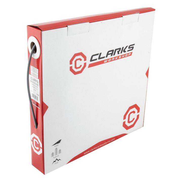 Clarks 5mm Silver Lined Bicycle Cable Housing 30m Roll for Smooth Braking Y1008/30M/DB