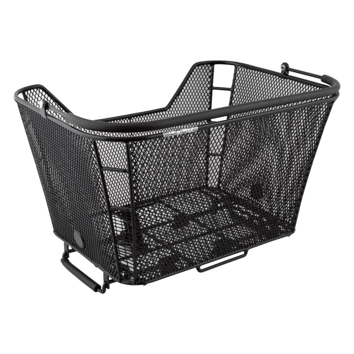 Sunlite Black Steel Mesh Rack Top Basket 12x16x9" Foam Handle 90180