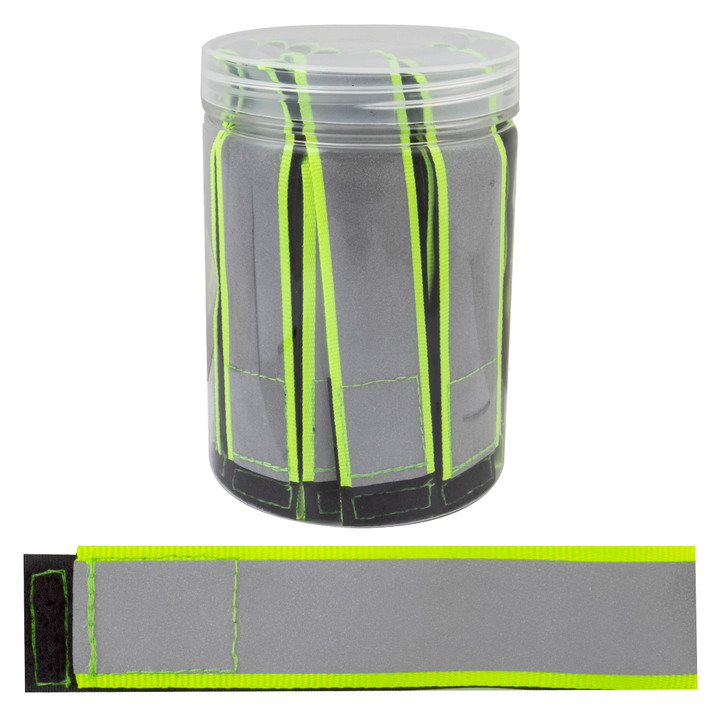 Sunlite Reflective Leg Bands - Adjustable, Waterproof, High Visibility 913745