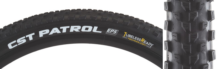CST Patrol 29x2.25 Tubeless Mountain Bike Tire Dual Compound and Puncture Resistance TB96733500