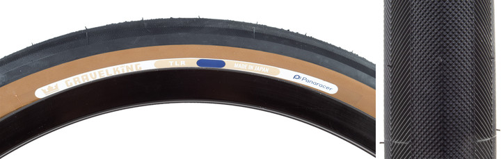 Panaracer GravelKing Slick Tire 650b x 42mm Tubeless Gravel/Cyclocross RF650B42-GK-D2