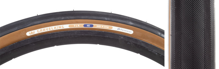 Panaracer GravelKing 700x40C Tubeless-Ready Gravel Tire BeadLock and TuffTex Casing RF740-GK-D2