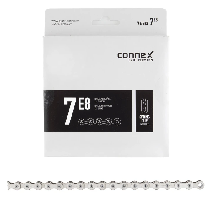 Connex 7E8 1-Speed E-Bike Chain Spring Clip, Reinforced Links 2321-07E8-1240