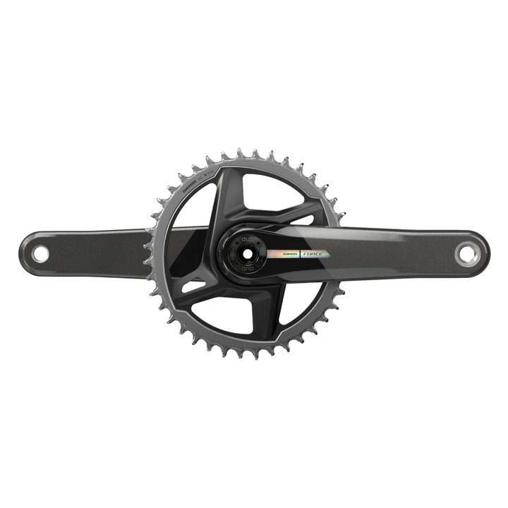 High-Performance SRAM Force 1 Cranksets in 170mm-175mm, 12-Speed, Lightweight Carbon, DUB Spindle, Direct Mount Chainrings for Road and Gravel Cycling 00.6118.659.010
