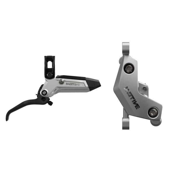 SRAM Motive Ultimate Front Hydraulic Disc Brake-4-Piston, Carbon Blade, Aluminum Lever, Post Mount, Stealth Design 00.5018.246.000