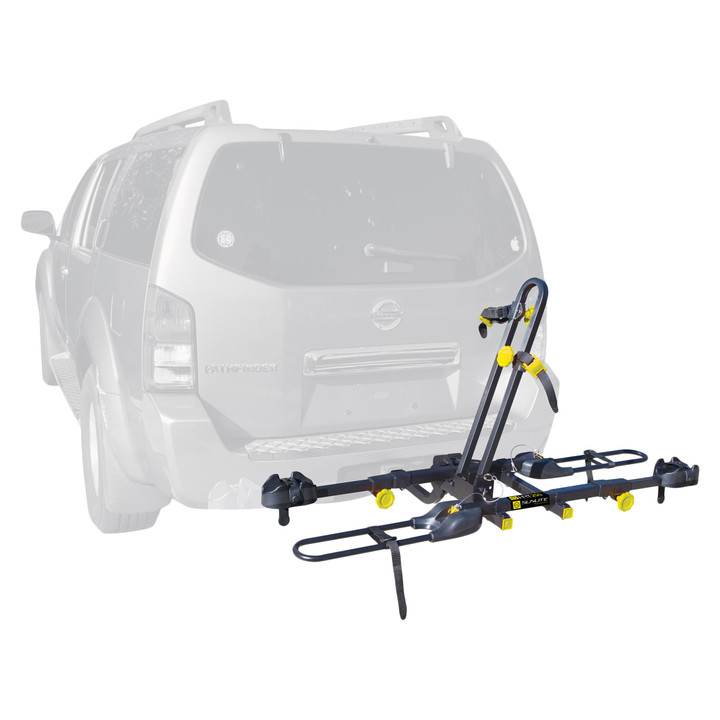 Sunlite HRT-250 2-Bike Receiver Tray Hitch Rack, Fits 1.25"/2" Hitches 450112