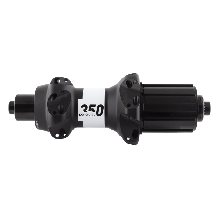 DT Swiss 350 Rear Hub | QR 130mm, Rim Brake, HG11, Black, 24H, Straightpull H35PHRQIR24SA6746S