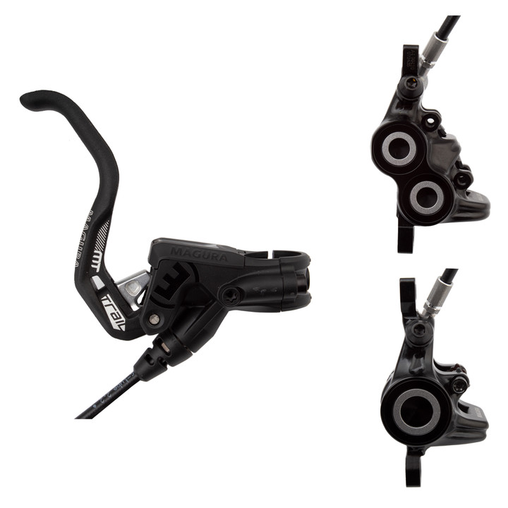 Magura MT Trail Sport Hydraulic Disc Brake Set - 4 Piston Performance, Aluminum Levers 2 701 389
