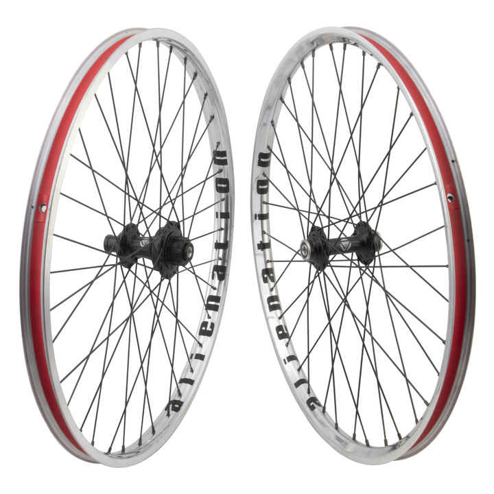 24-Inch Alloy BMX Wheel Set Alienation Mischief and Malice Rims 743417
