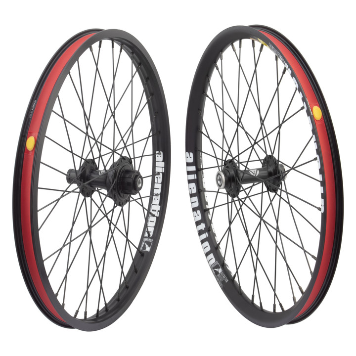 20in Alloy BMX Wheel Set Alienation Mischief and Malice Rims 743412