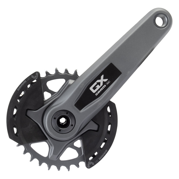 SRAM GX Eagle PowerMeter MTB Crankset - DUB Spindle, 155mm, Dark Polar 00.6118.779.004
