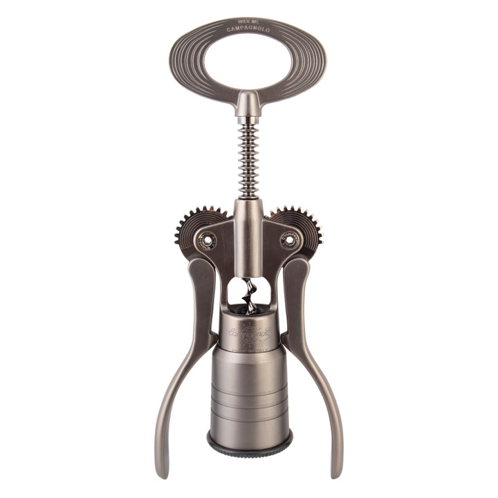 Campagnolo Titanium Grey Corkscrew - Italian Crafted Wine Opener CTB-TN20