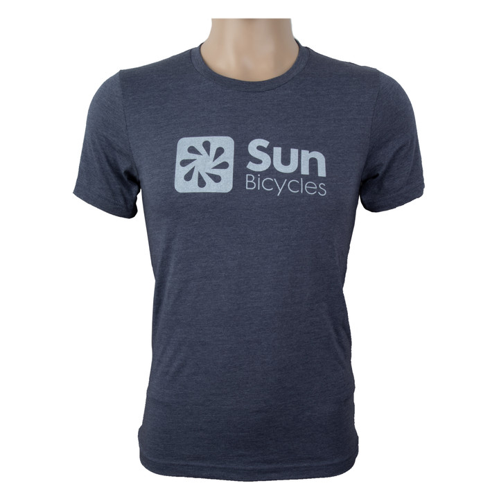 Clothing T-Shirt Sun Logo Unisex Md Heather Navy 231010
