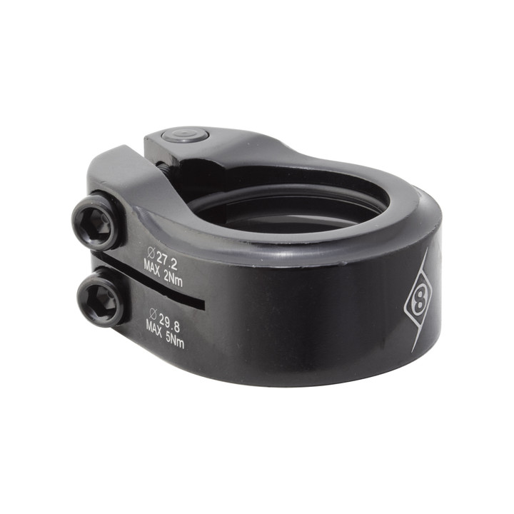 Seatpost Clamp Origin8 Clampdown Double 29.8/27.2 Bk 52736