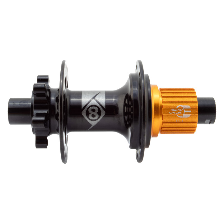 Hub Rear Origin8 Mt2220 Elite Ii 12Mmta 6B 32X142 12S Cassette Shimano Ms Sealed Bearing Bk 371914