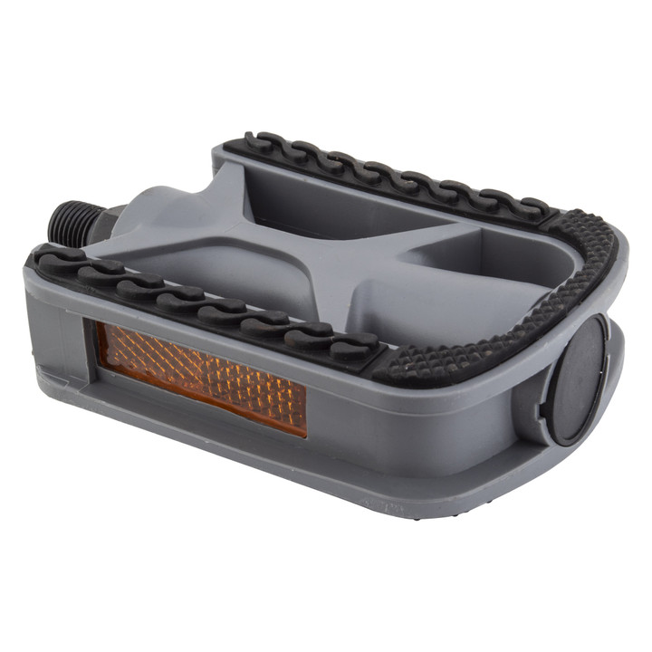 Pedals Sunlite Non-Slip Gray W/Rubber 1/2 41210
