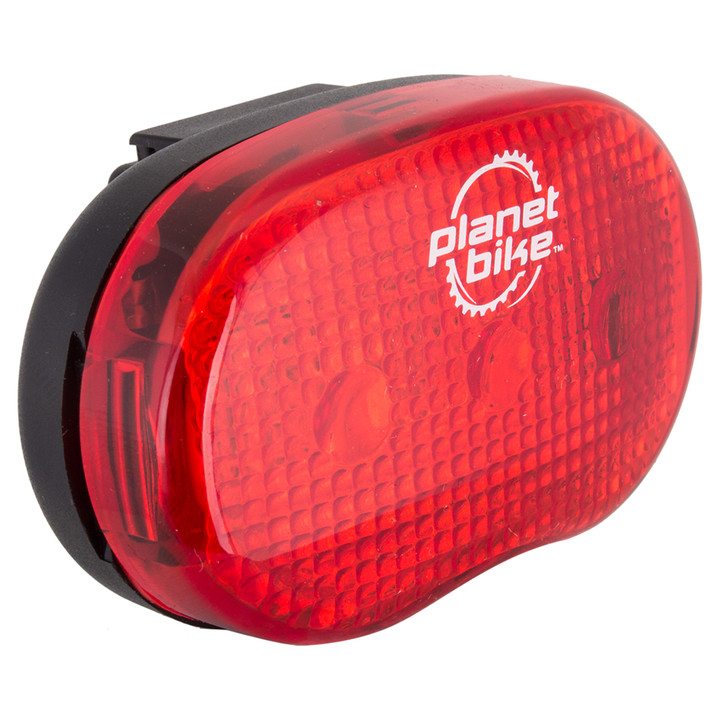 Light Planet Bike Rear Blinky-3 3-Led 200 Hr 94739
