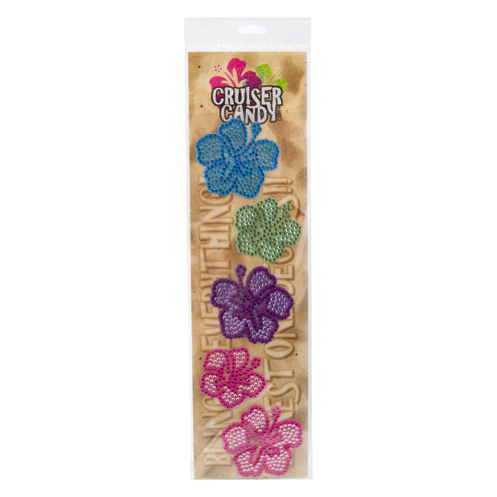 Decal C-Candy Rhinestone Hibiscus Flowers 97839