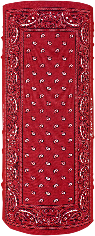 Zan Headgear Motley Tube - Red Paisley T106