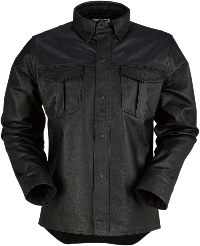 Z1R Motz Leather Shirt - Black - Xl 2810-3396