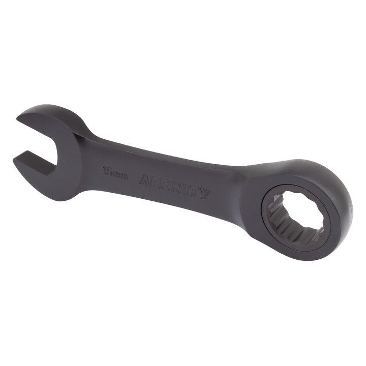 Tool Pedal Wrench Affinity Slim Combo 15Mm-Box/Open-End Short Bk 610814