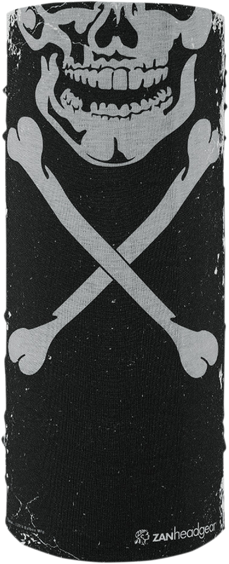 Zan Headgear Motley Tube - Skull And Crossbones T227