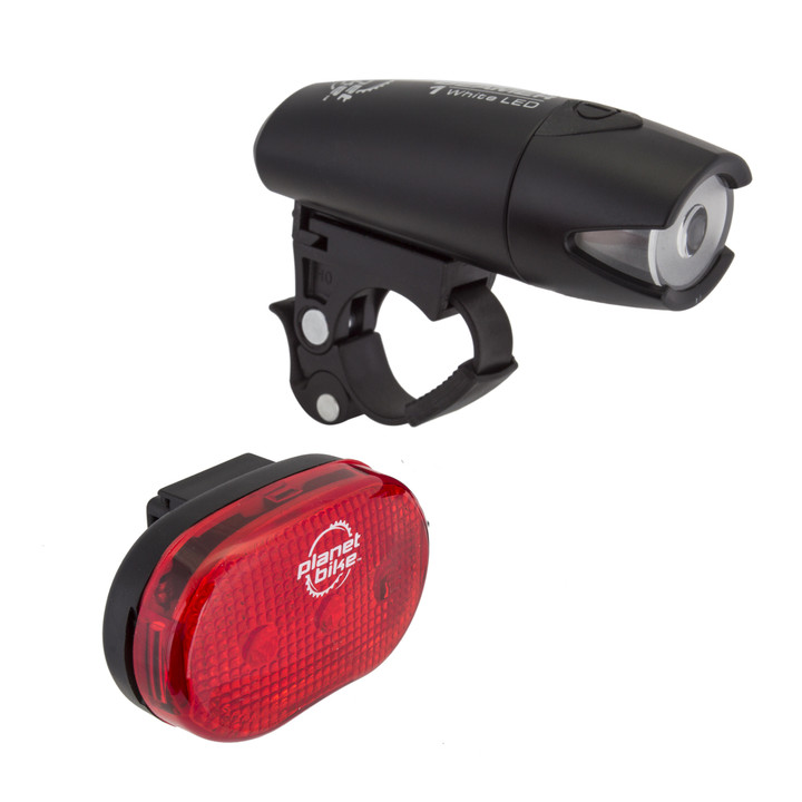 Light Planet Bike Combo Front Beamer1 Rear Blinky3 95104