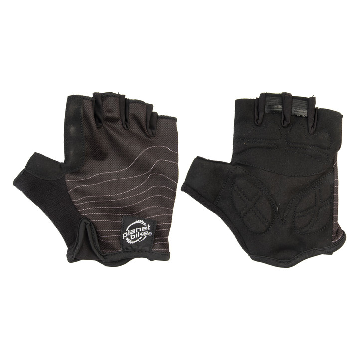 Gloves Planet Bike Topo Gel Half Finger Bk Md 231526