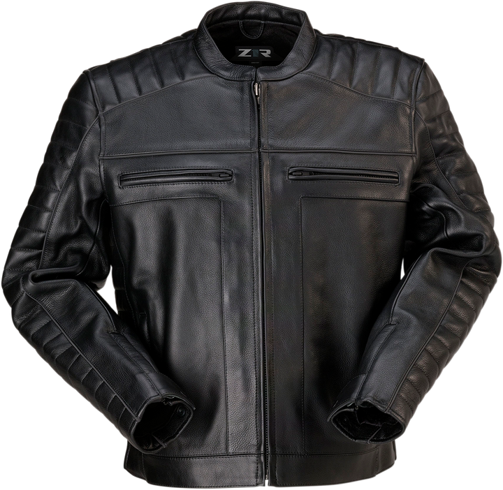 Z1R Artillery Leather Jacket - Black - Large 2810-3775