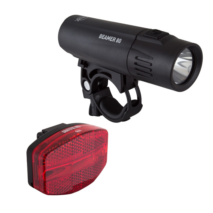 Light Planet Bike Combo Beamer 80/Grateful Red F&R 912963