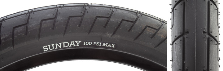 Tire Sunday Street Sweeper V2 20X2.40 Bk/Bk Wire 594185