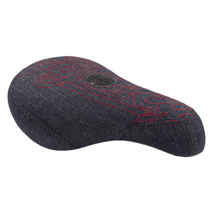 Saddle Odyssey MX Pivotal Big Stitch Fat Denim-W/Red Stitch 490135