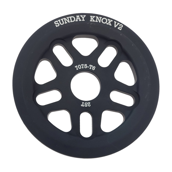 Chainring 1Pc Sunday 25T Knox V2 Bk 211755