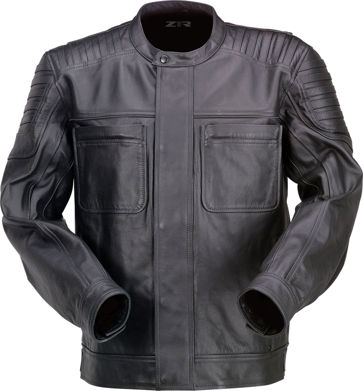 Z1R Widower Leather Jacket - Black - Large 2810-3971