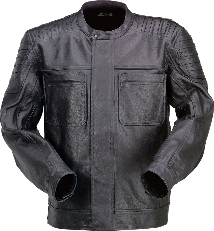 Z1R Widower Leather Jacket - Black - 4Xl 2810-3975
