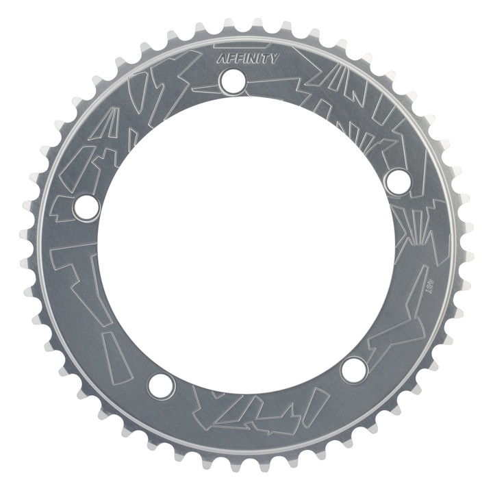 Chainring Affinity Pro 144Mm 48T Aly Polished-Silver 211775