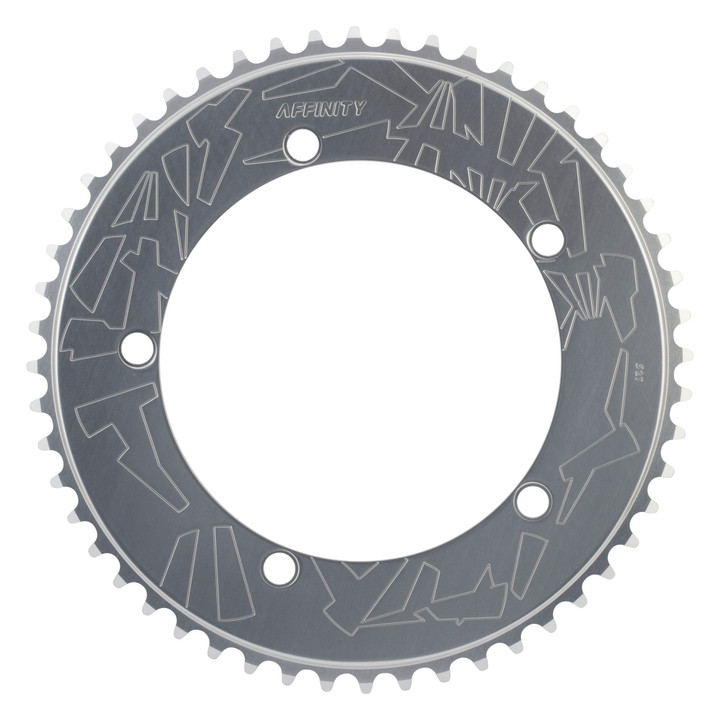Chainring Affinity Pro 144Mm 52T Aly Polished-Silver 211779