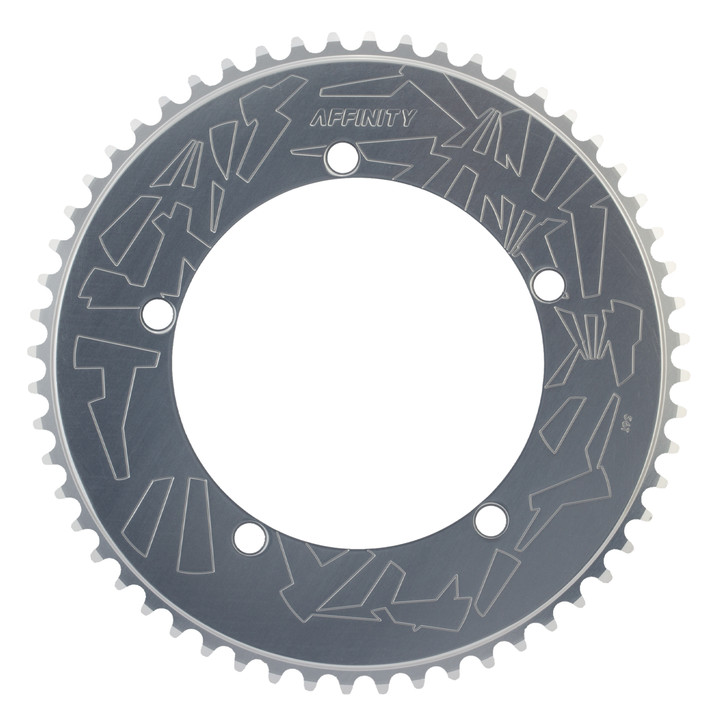 Chainring Affinity Pro 144Mm 56T Aly Polished-Silver 211783