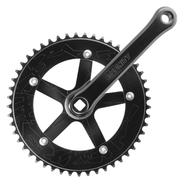 Crankarm Set Affinity 167 144 Bcd W/Bb Hard-Anodized Bk 212052