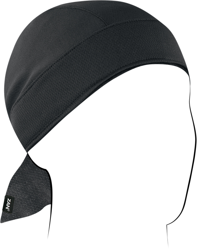 Zan Headgear Flydanna Micro-Mesh Polyester Headwrap - Black ZM114