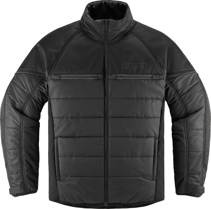Icon Ghost Puffer Jacket - Black - Large 2820-6192