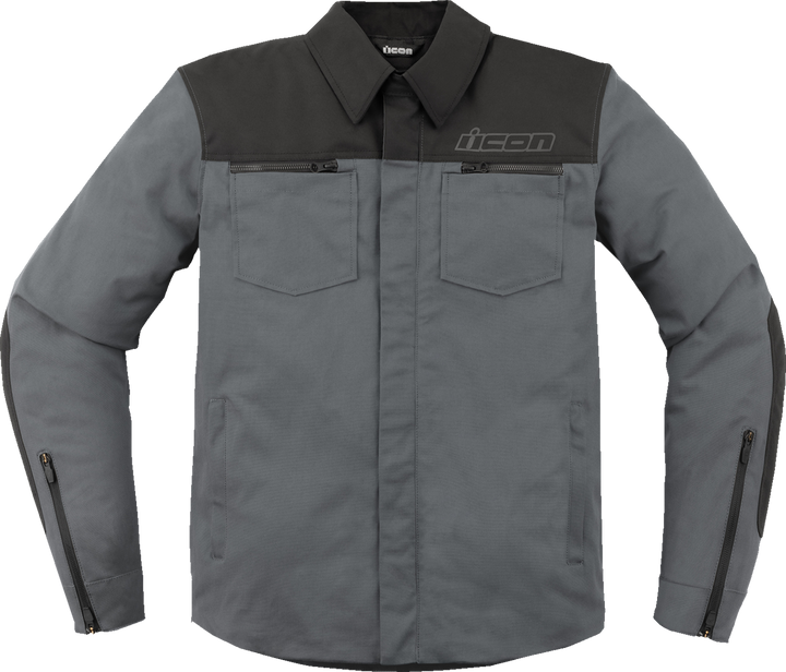 Icon Upstate Canvas Ce Jacket - Gray - Small 2820-6241